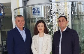 Channel Uzbekistan 24 뉴스 인터뷰 및 연구소 활동 소개